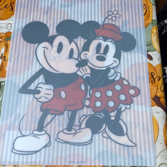 2/$10 bundle Disney Mickey and Minnie Mouse Cutting Mat - Picture 3 of 3